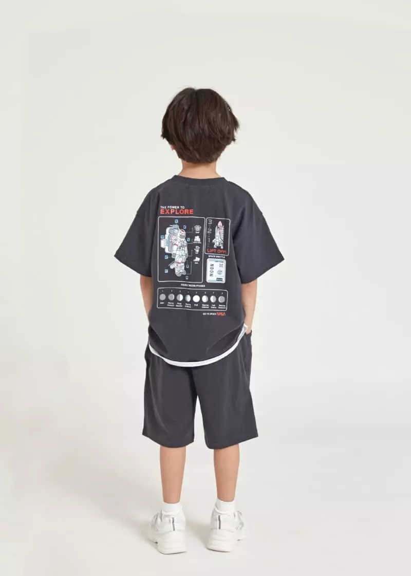 Fashion King - Korean Children Fashion - #childofig - Space Layered Top Bottom Set - 3