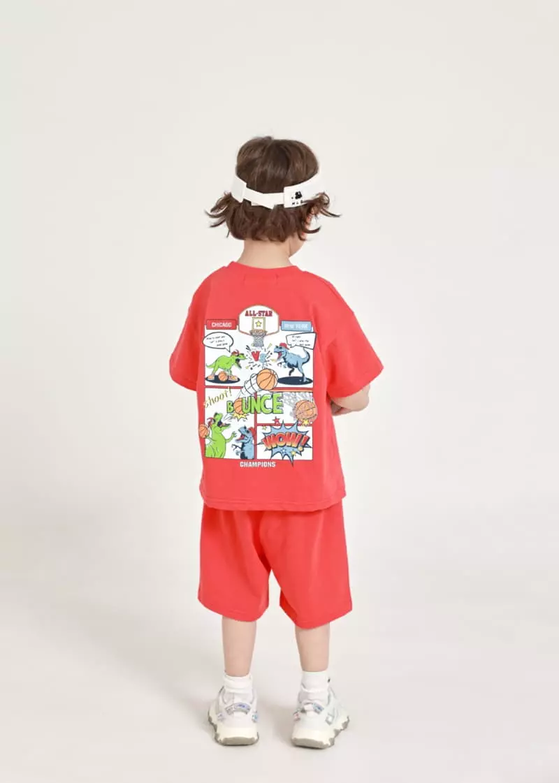 Fashion King - Korean Children Fashion - #childofig - Dino Top Bottom Set - 2