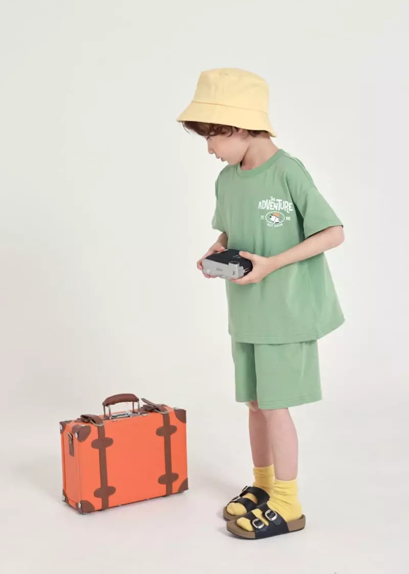 Fashion King - Korean Children Fashion - #designkidswear - Pola Mountain Top Bottom Set