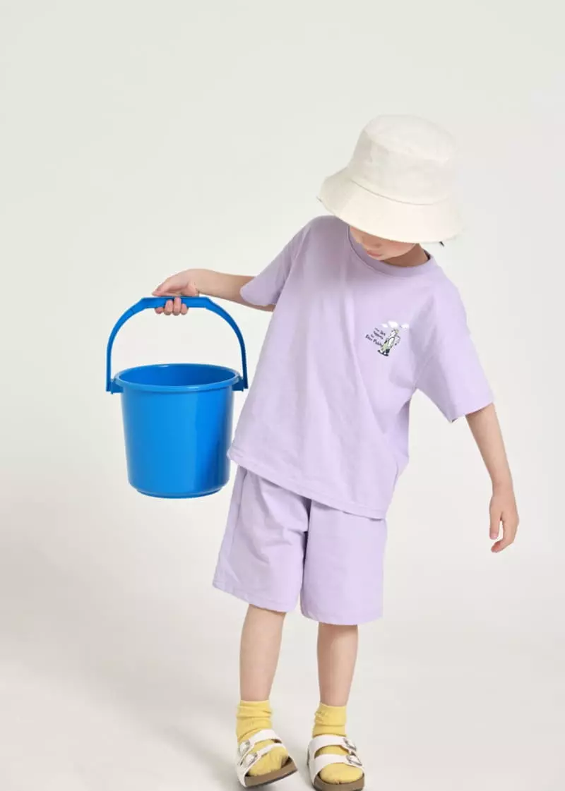 Fashion King - Korean Children Fashion - #designkidswear - Pola Fishing Top Bottom Set - 4