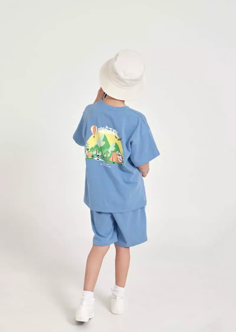 Fashion King - Korean Children Fashion - #fashionkids - Pola Mountain Top Bottom Set - 3