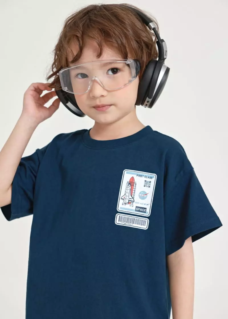 Fashion King - Korean Children Fashion - #kidsstore - Space Layered Top Bottom Set - 9