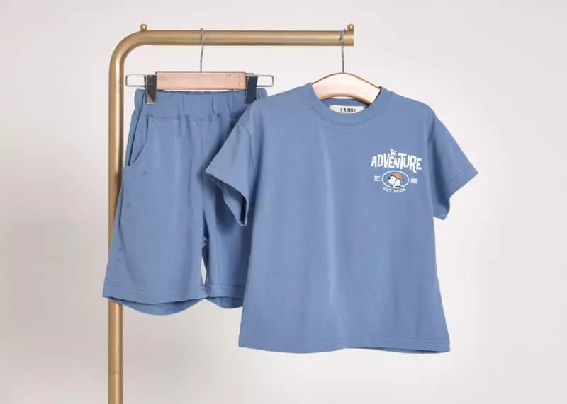 Fashion King - Korean Children Fashion - #kidsstore - Pola Mountain Top Bottom Set - 5