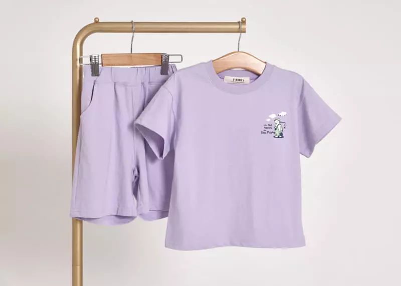 Fashion King - Korean Children Fashion - #minifashionista - Pola Fishing Top Bottom Set - 12
