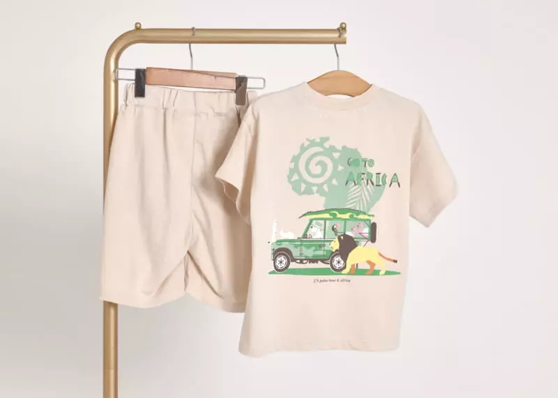 Fashion King - Korean Children Fashion - #prettylittlegirls - Pola Africa Top Bottom Set - 12