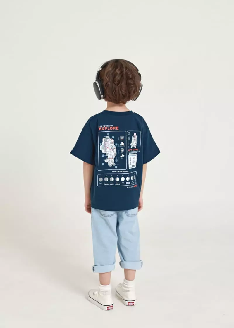 Fashion King - Korean Children Fashion - #todddlerfashion - Space Tee - 4