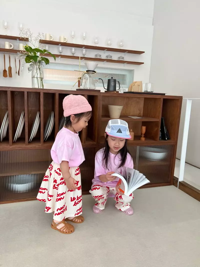 Fine-Studio - Korean Children Fashion - #Kfashion4kids - Lettering Skirt - 8