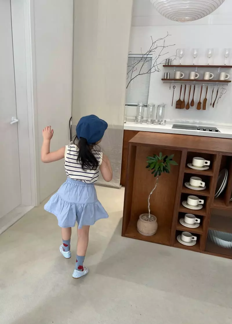 Fine-Studio - Korean Children Fashion - #childofig - Macaroon Sleeveless - 3