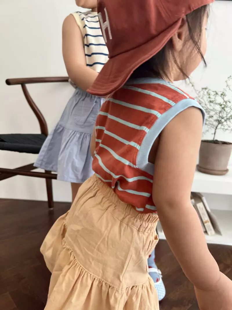 Fine-Studio - Korean Children Fashion - #childofig - Macaroon Sleeveless - 4