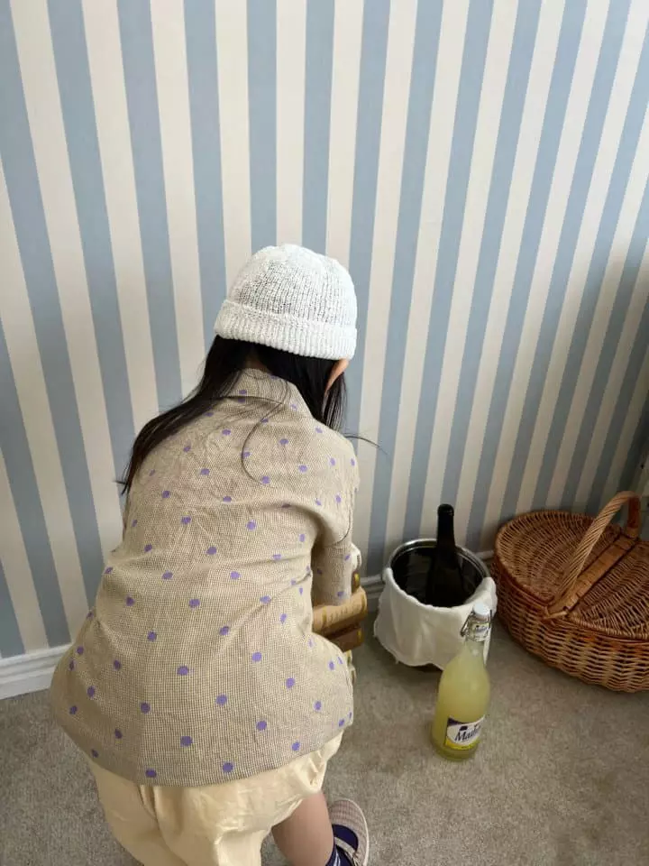 Fine Studio - Korean Children Fashion - #discoveringself - Dot Silk Shirt - 8