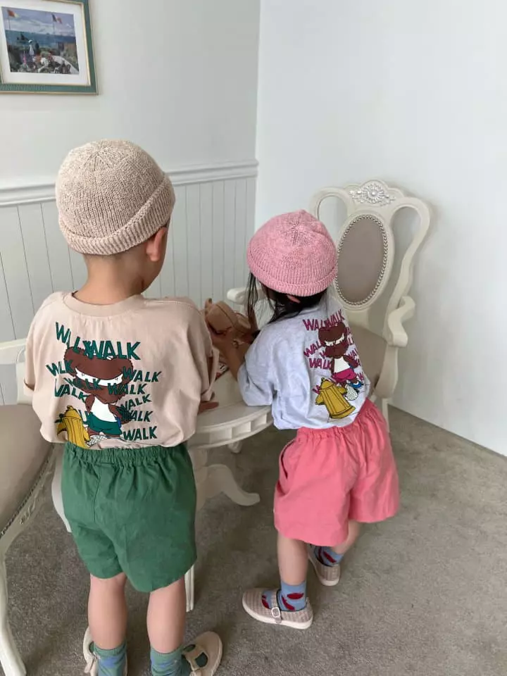 Fine Studio - Korean Children Fashion - #fashionkids - Walk Tee - 8