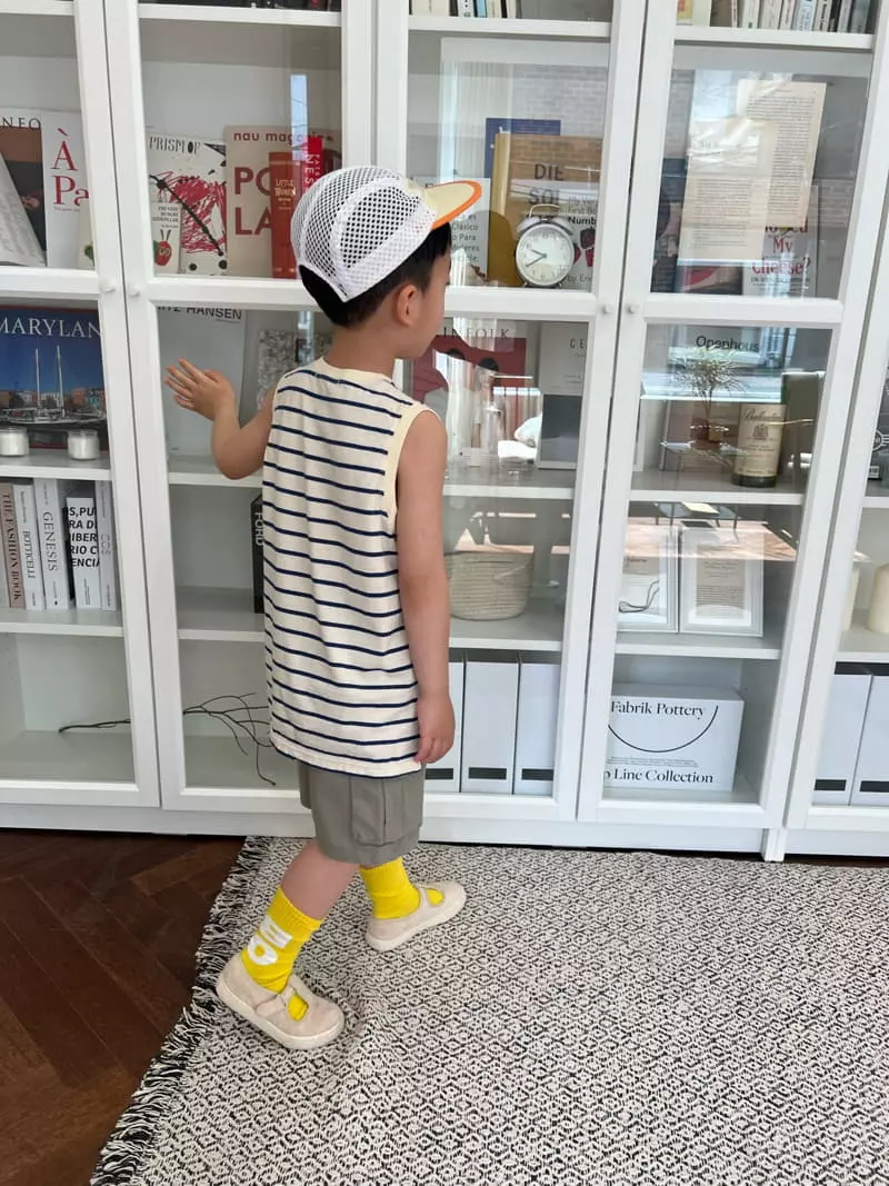 Fine-Studio - Korean Children Fashion - #fashionkids - Macaroon Sleeveless - 7