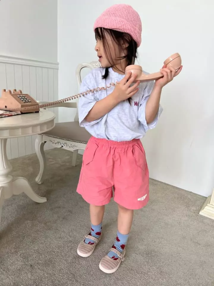 Fine Studio - Korean Children Fashion - #kidsshorts - Walk Tee - 9