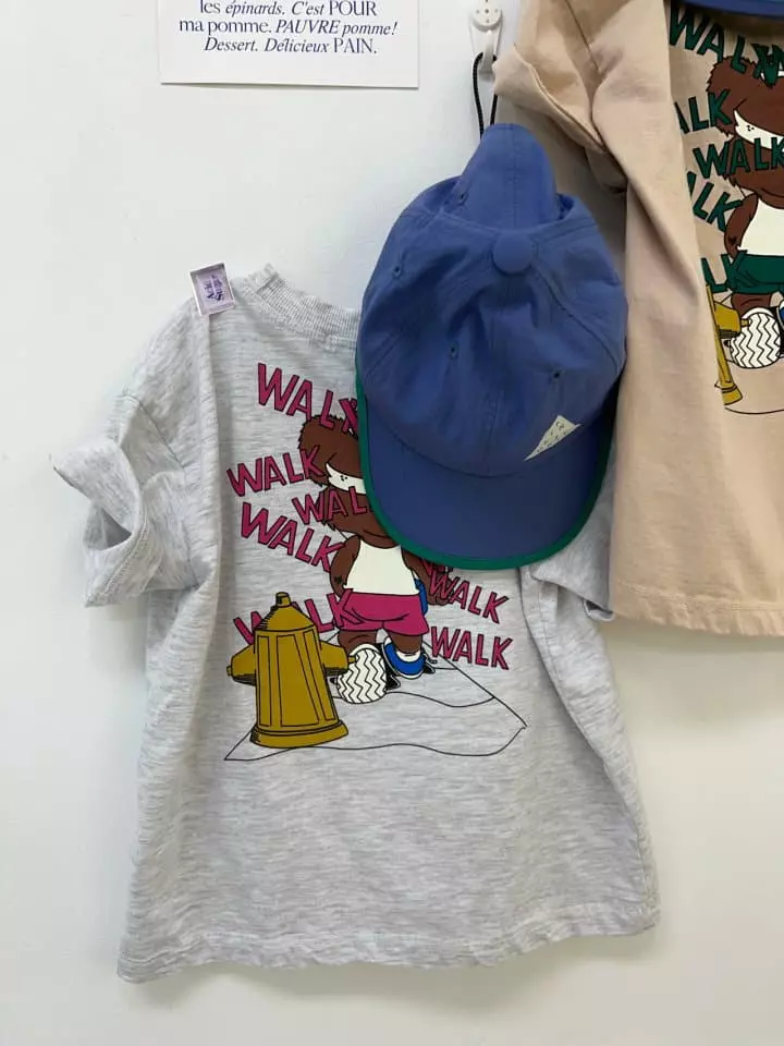 Fine Studio - Korean Children Fashion - #littlefashionista - Walk Tee with Mom - 7