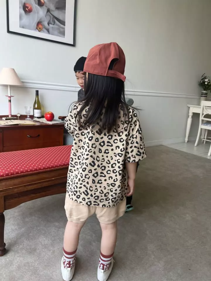 Fine Studio - Korean Children Fashion - #littlefashionista - Hoho Leopard Tee - 2