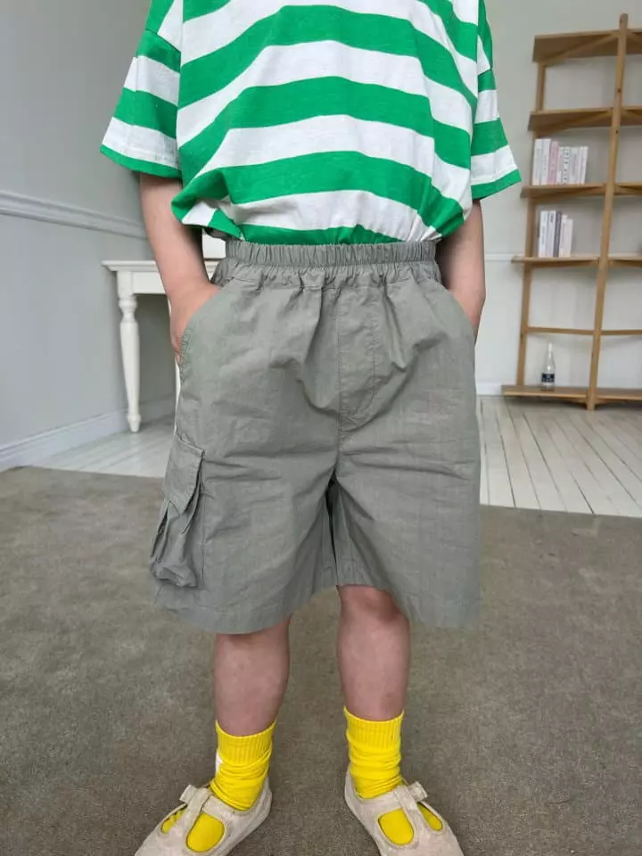 Fine Studio - Korean Children Fashion - #littlefashionista - Cargo Shorts - 5