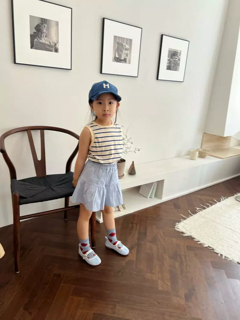Fine-Studio - Korean Children Fashion - #littlefashionista - Macaroon Sleeveless - 12