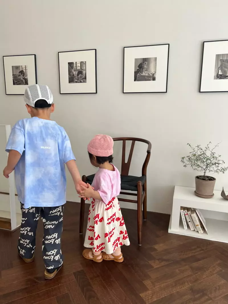 Fine-Studio - Korean Children Fashion - #littlefashionista - Lettering Skirt - 9