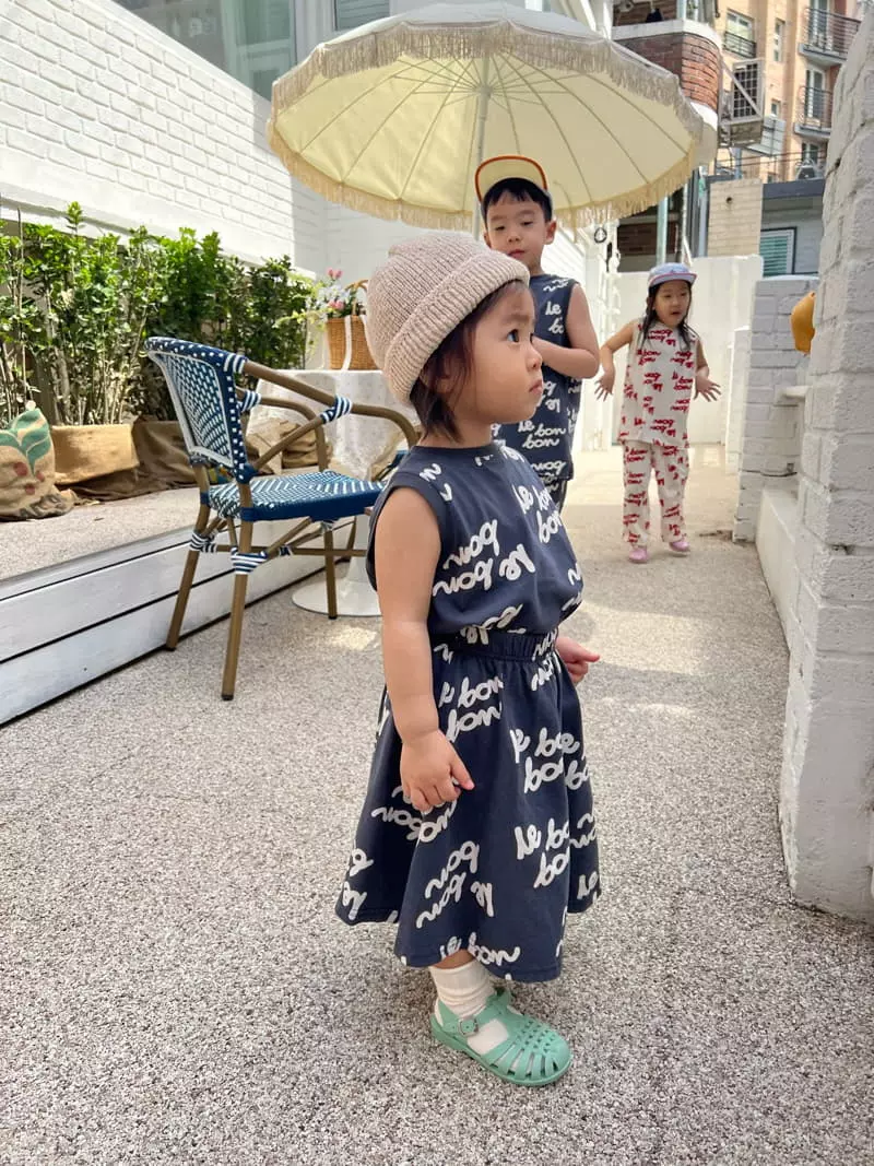 Fine-Studio - Korean Children Fashion - #minifashionista - Lettering Skirt - 11