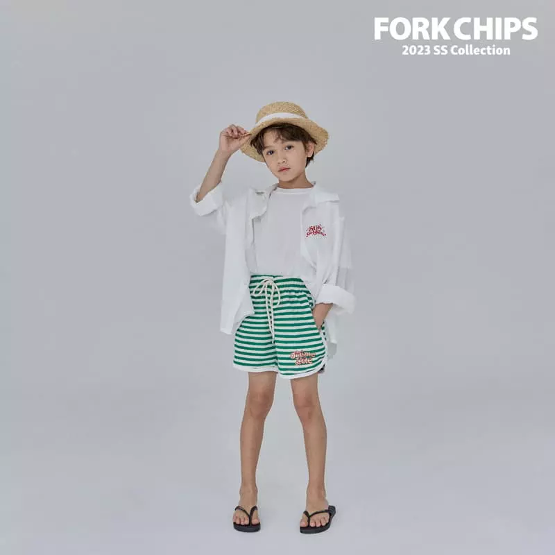Fork Chips - Korean Children Fashion - #Kfashion4kids - Atte Terry Pants - 9