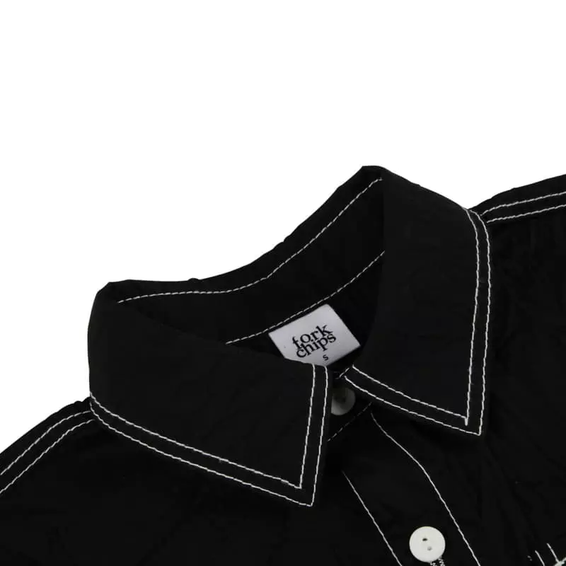 Fork Chips - Korean Children Fashion - #prettylittlegirls - Rinkle Stitch Shirt - 4