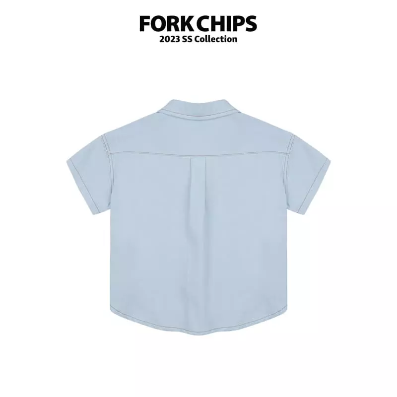 Fork Chips - Korean Children Fashion - #childofig - Coby Shirt - 2