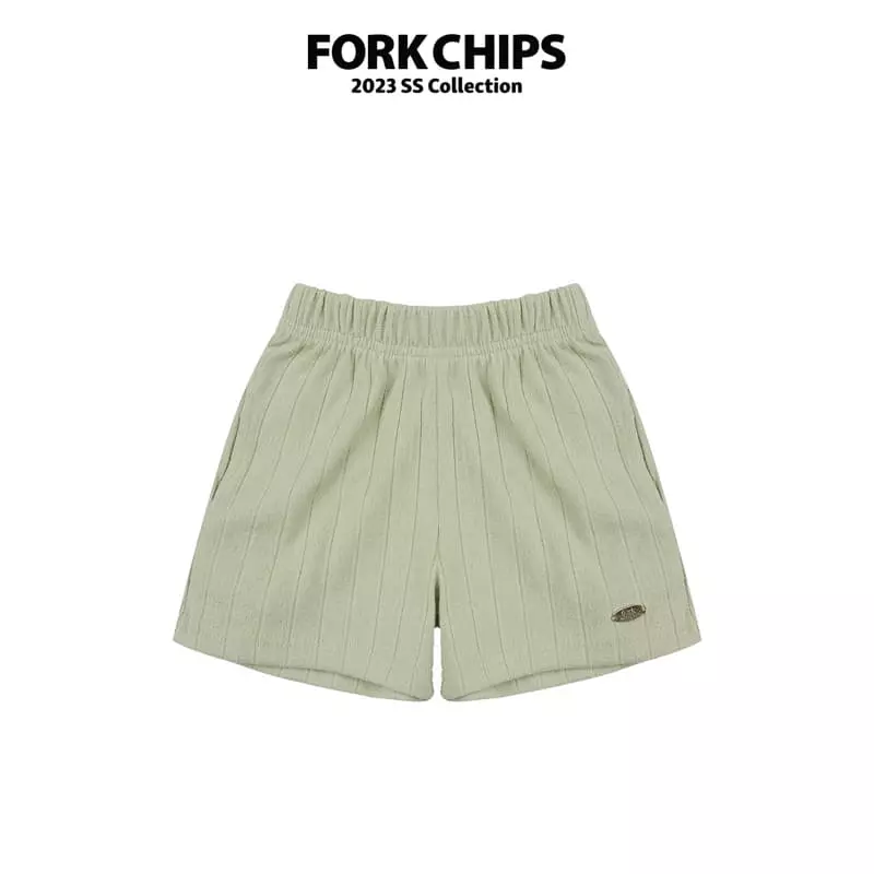 Fork Chips - Korean Children Fashion - #childofig - Wish Rib Shorts