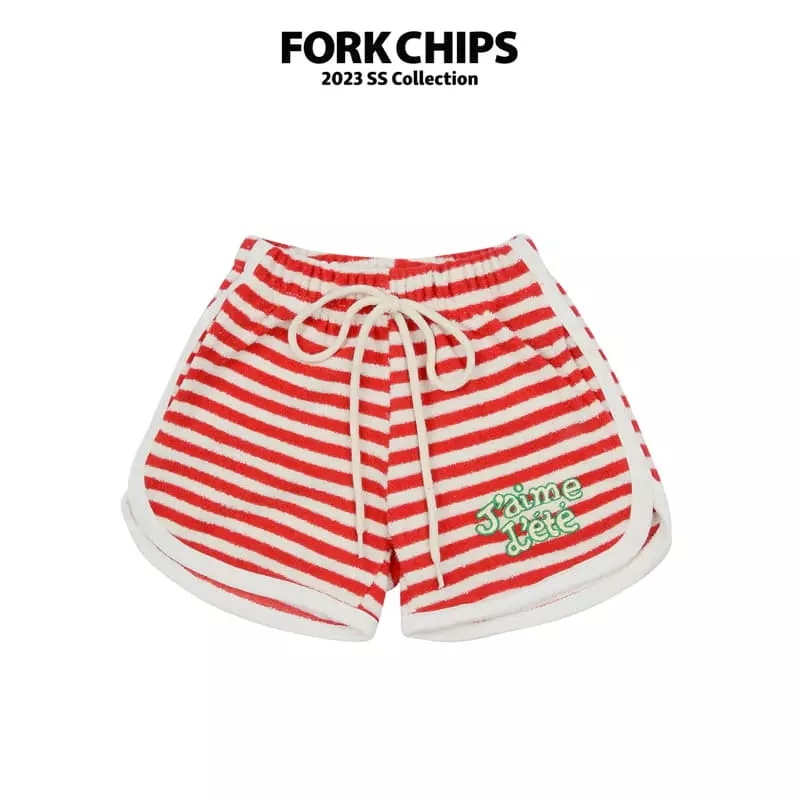 Fork Chips - Korean Children Fashion - #childofig - Atte Terry Pants