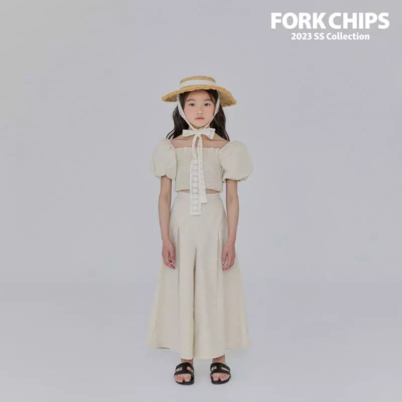 Fork Chips - Korean Children Fashion - #childrensboutique - Dunday Crop Blouse - 12