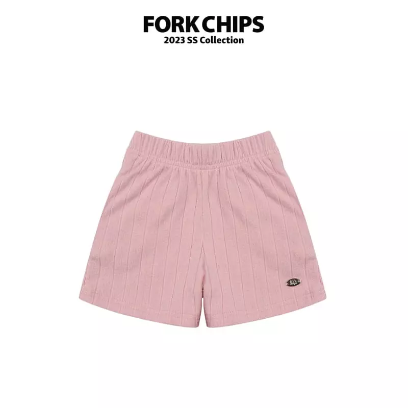 Fork Chips - Korean Children Fashion - #childrensboutique - Wish Rib Shorts - 2