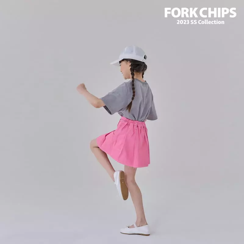 Fork Chips - Korean Children Fashion - #childrensboutique - Lover Tee - 11