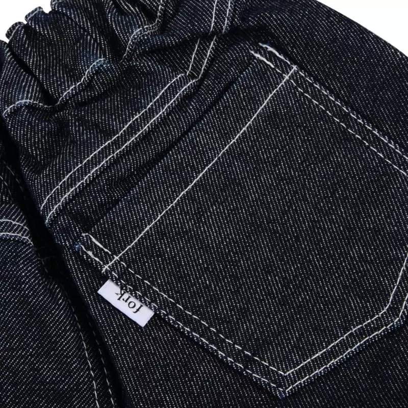 Fork Chips - Korean Children Fashion - #designkidswear - More Denim Shorts - 5