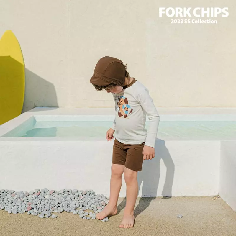Fork Chips - Korean Children Fashion - #designkidswear - Sand Swim Cap - 12
