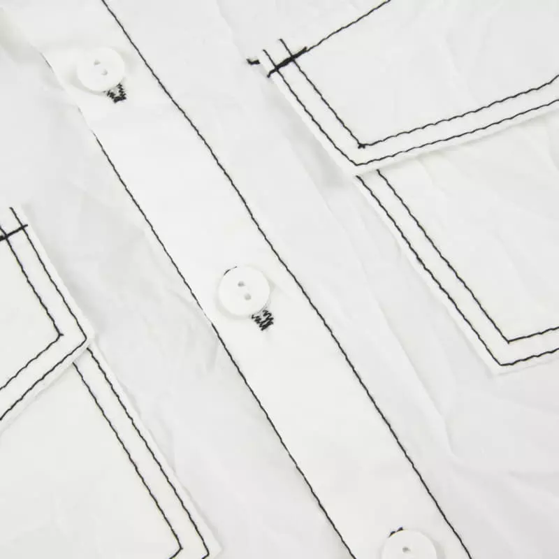 Fork Chips - Korean Children Fashion - #discoveringself - Rinkle Stitch Shirt - 8