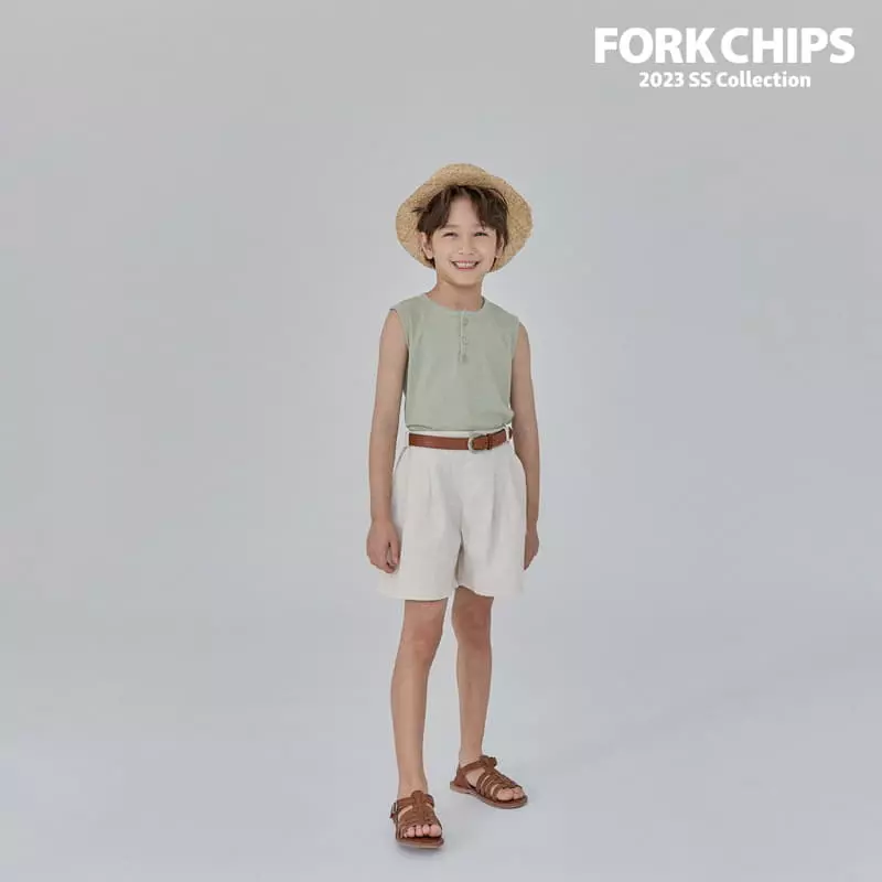Fork Chips - Korean Children Fashion - #fashionkids - Tim Half Shorts - 9