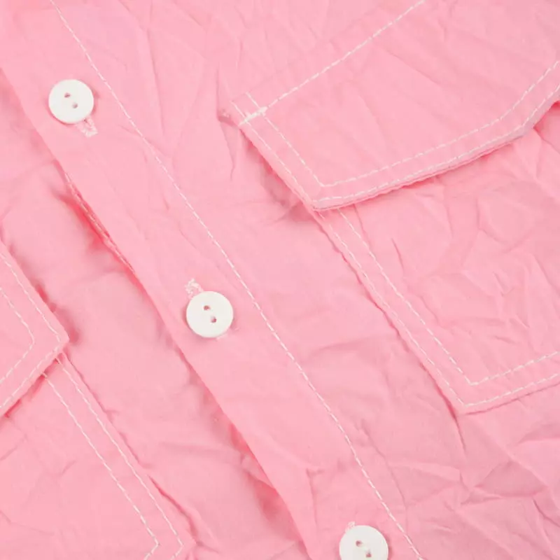 Fork Chips - Korean Children Fashion - #fashionkids - Rinkle Stitch Shirt - 9