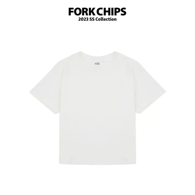 Fork Chips - Korean Children Fashion - #fashionkids - Gauze Tee