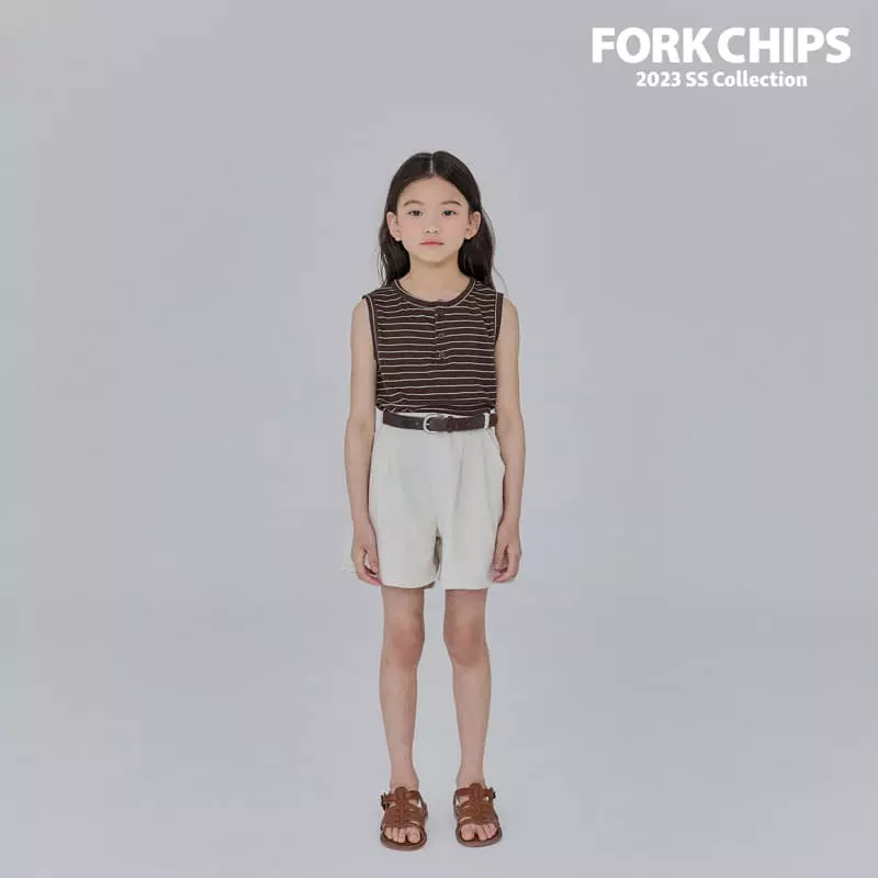 Fork Chips - Korean Children Fashion - #kidsstore - Tim Half Shorts - 11