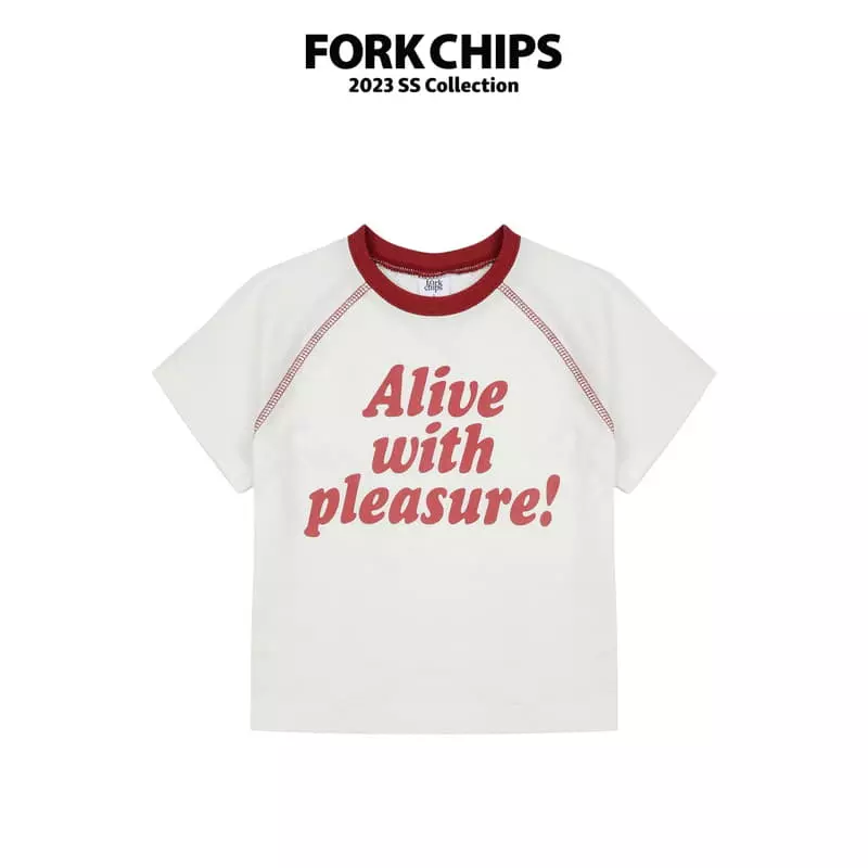 Fork Chips - Korean Children Fashion - #kidsstore - Alive Tee
