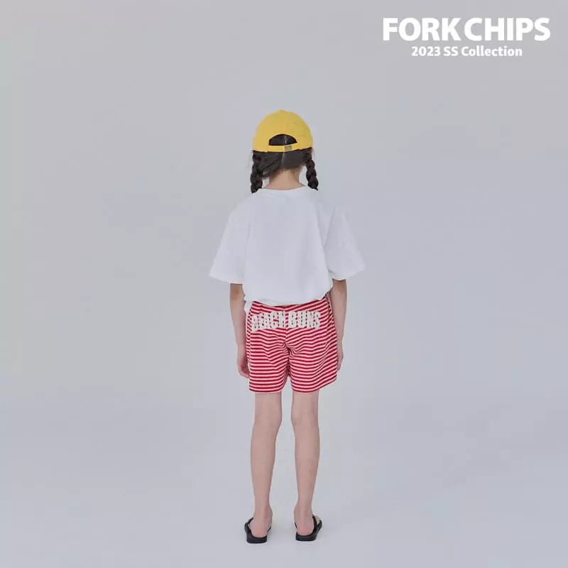 Fork Chips - Korean Children Fashion - #kidsstore - Beach Burn Pants - 8