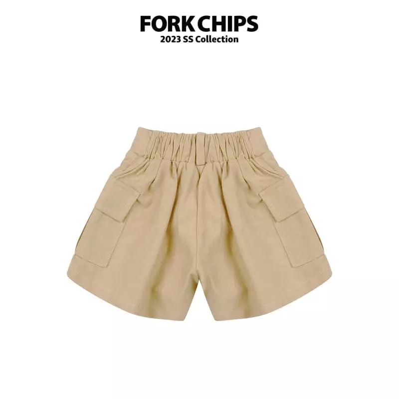 Fork Chips - Korean Children Fashion - #littlefashionista - Log Cargo Skirt - 2
