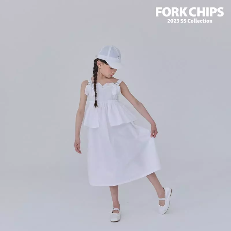 Fork Chips - Korean Children Fashion - #magicofchildhood - Gloary Dungarees One-piece - 10
