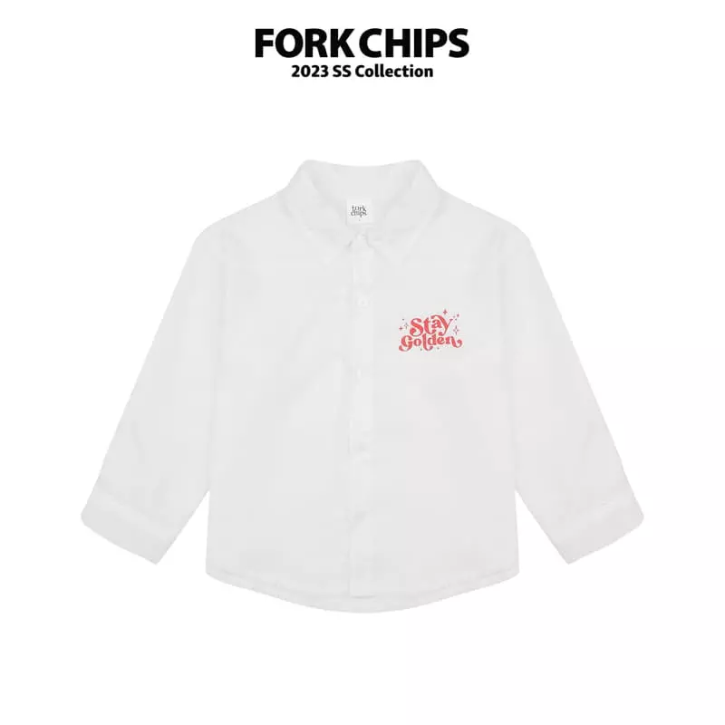 Fork Chips - Korean Children Fashion - #magicofchildhood - Stay Shirt - 2