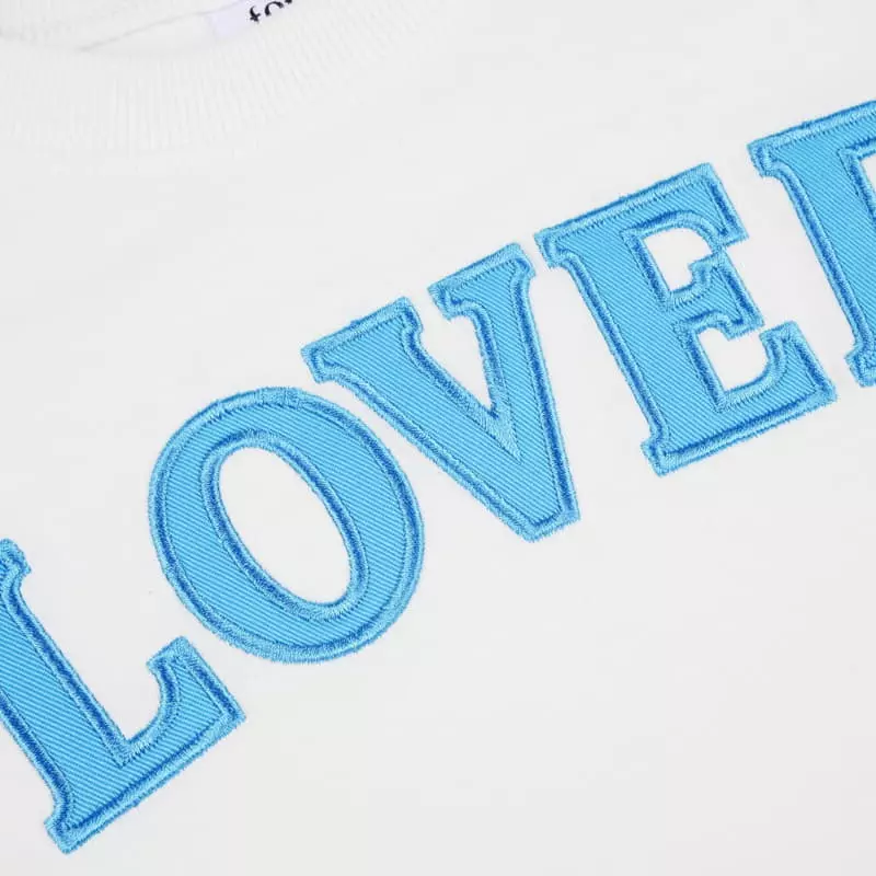 Fork Chips - Korean Children Fashion - #littlefashionista - Lover Tee - 4