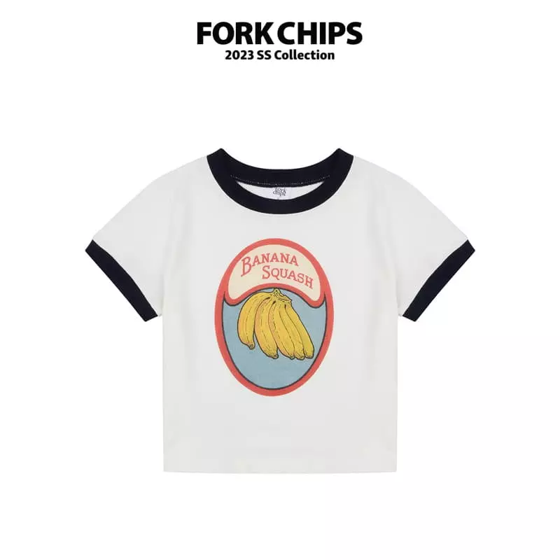 Fork Chips - Korean Children Fashion - #magicofchildhood - Fruit Tee