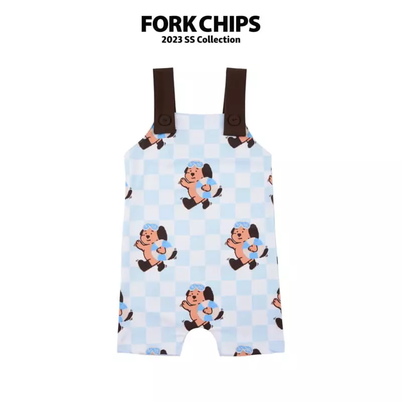 Fork Chips - Korean Children Fashion - #magicofchildhood - Animal Rashguard