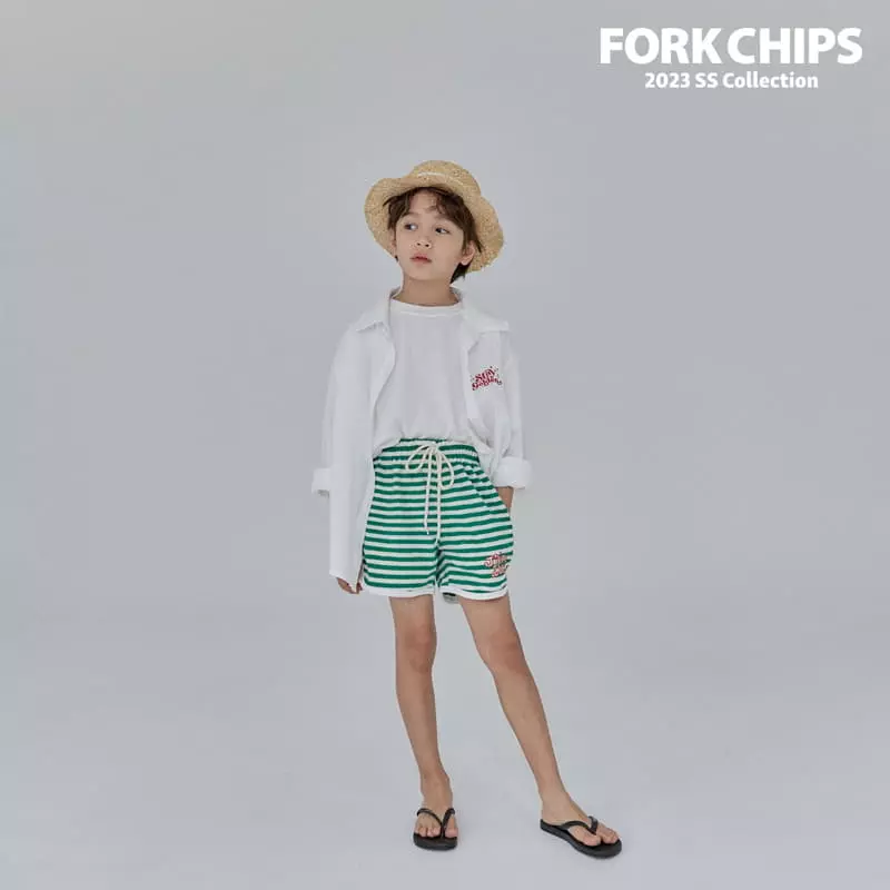 Fork Chips - Korean Children Fashion - #minifashionista - Atte Terry Pants - 12