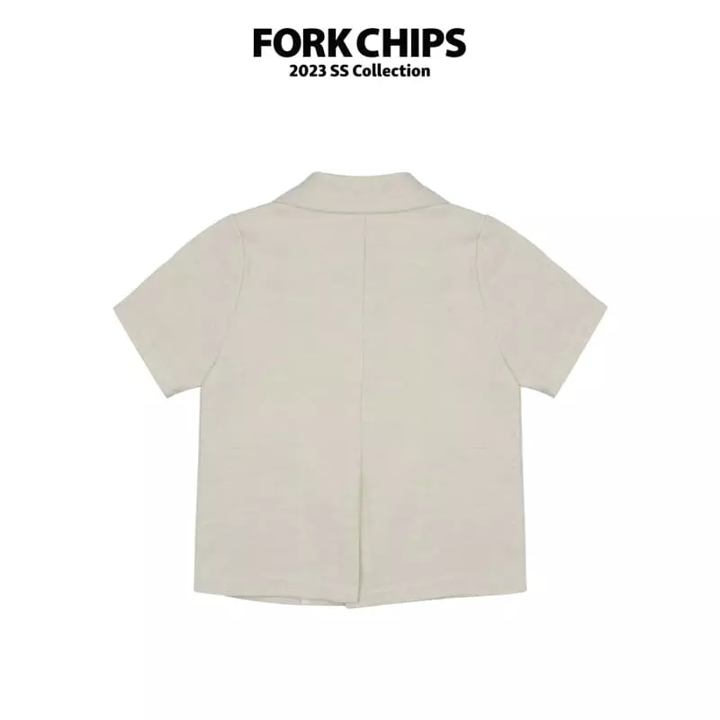 Fork Chips - Korean Children Fashion - #prettylittlegirls - Tom Linen Jacket - 2