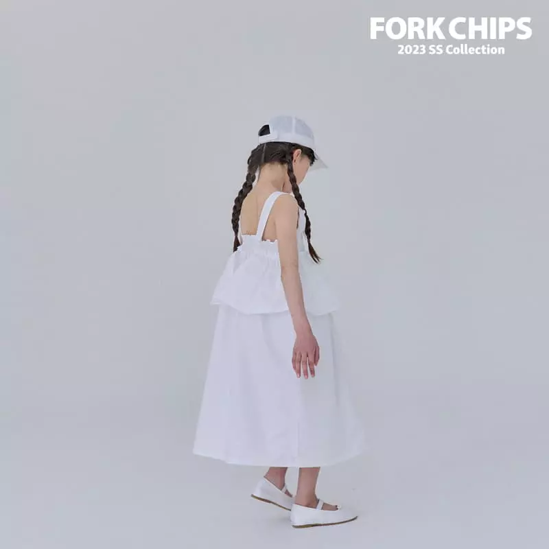 Fork Chips - Korean Children Fashion - #prettylittlegirls - Gloary Dungarees One-piece - 12