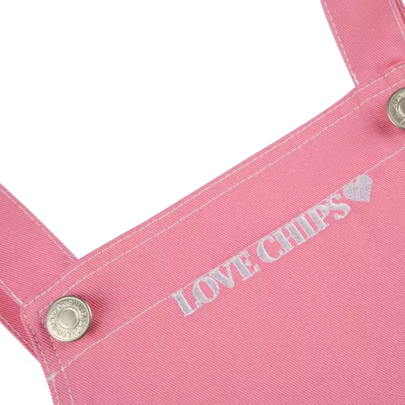 Fork Chips - Korean Children Fashion - #prettylittlegirls - Highteen Dungarees - 7